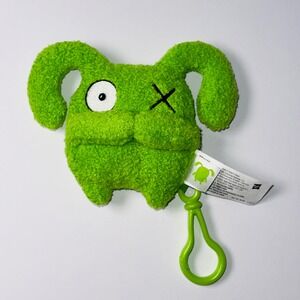 Ugly Dolls Green Jokingly Yours Ox 4.5" Plush Key‎ Chain Backpack Clip